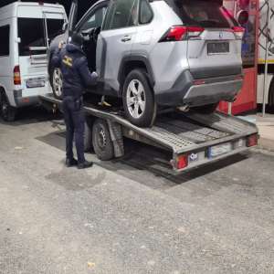Autoturism furat din Italia, depistat la controlul de frontieră la P.T.F. Sculeni