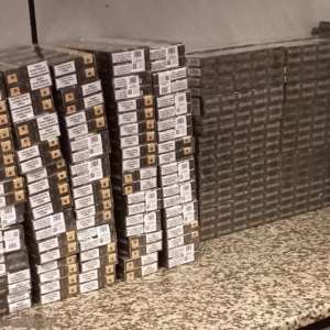 Țigări de contrabandă descoperite pe Aeroportul Internațional Henri Coandă cu ajutorul câinelui Ebasa
