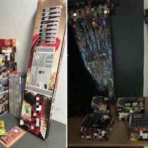 Materiale pirotehnice descoperite în bagajele mai multor cetățeni