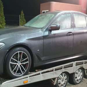 BMW hibrid furat din Polonia, descoperit și indisponibilizat la frontieră