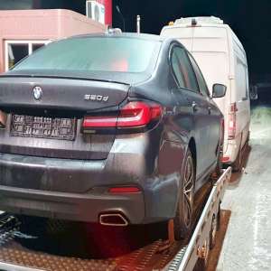 BMW hibrid furat din Polonia, descoperit și indisponibilizat la frontieră