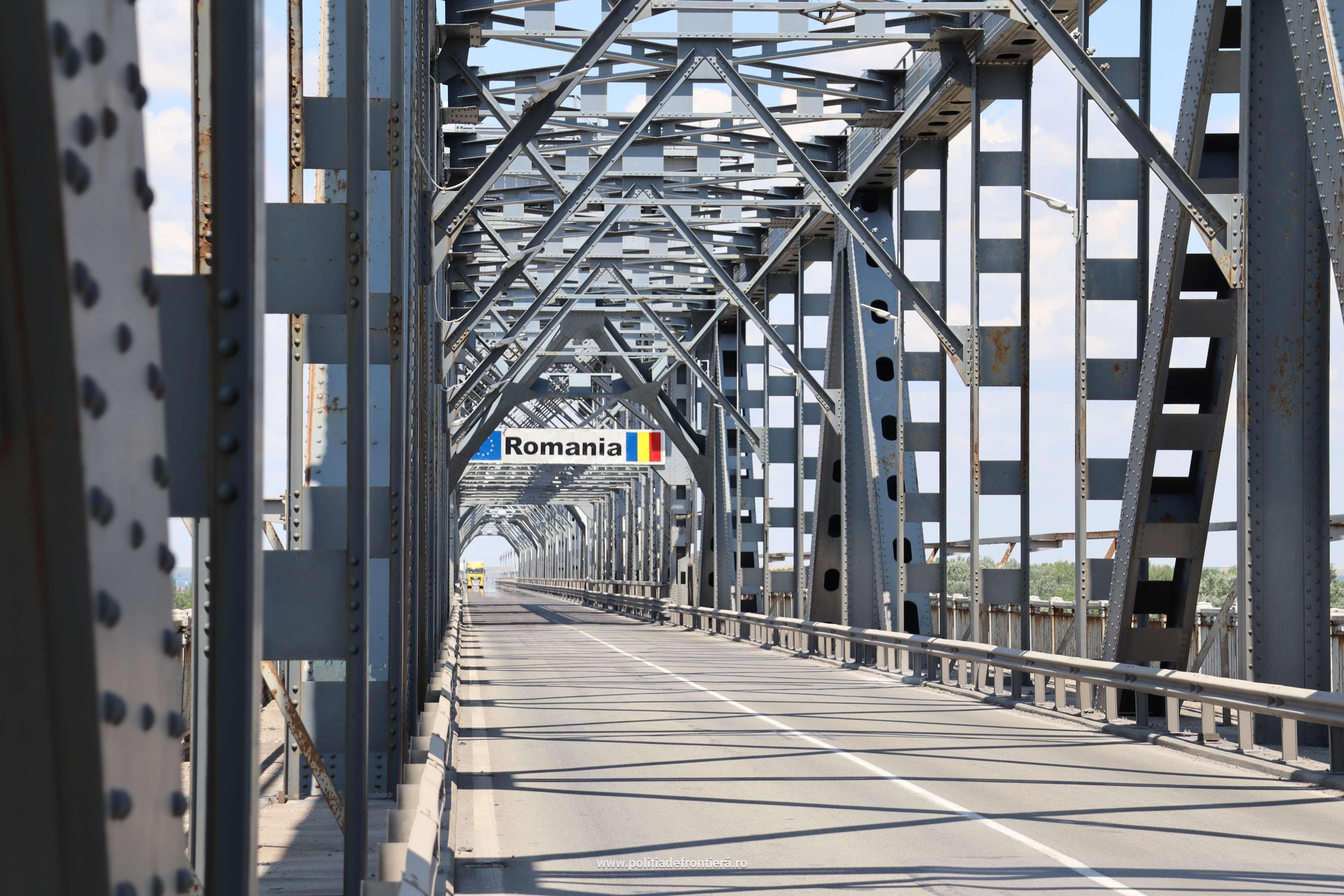 Lucrări de reparație la Podul Prieteniei