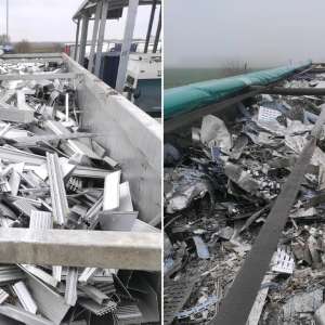 Deşeuri din  Ungaria, Italia, Germania și Austria oprite la Borș II și Nădlac II.  Aproximativ 59 de tone de diverse bunuri