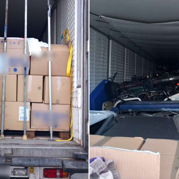 Aproximativ 6 tone de deșeuri, oprite la intrarea în țară