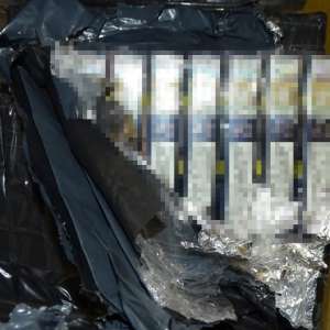 19.000 țigarete ascunse în două mijloace de transport, descoperite în P.T.F. Calafat