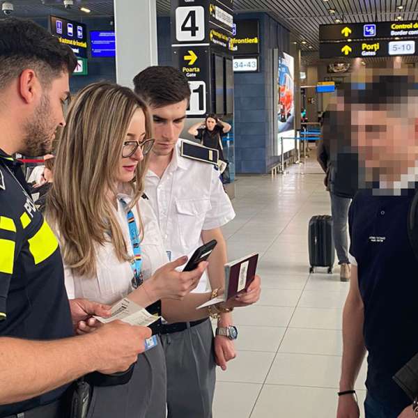 Un cetățean din Gambia a încercat să iasă din țară pe la frontiera aeriană cu un permis de ședere expirat