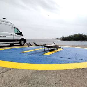 Două drone de tip avion, cu decolare verticală  au intrat în dotarea Poliției de Frontieră Române