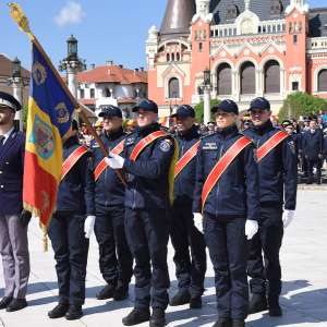 Debut în carieră pentru o nouă promoție de polițiști de frontieră în anul bicentenar al patronului spiritual al școlii Oradea