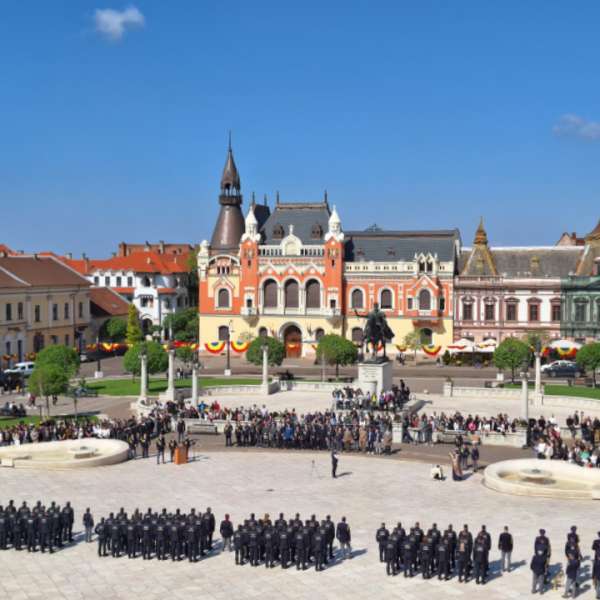 Debut în carieră pentru o nouă promoție de polițiști de frontieră în anul bicentenar al patronului spiritual al școlii Oradea   