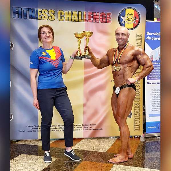 Polițist de frontieră timișorean campion balcanic la fitness