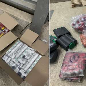 Substanţe toxice și țigări, descoperite în microbuzul unei femei