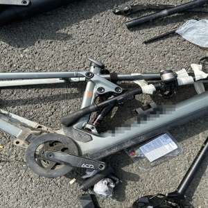 Trei biciclete electrice  furate din Austria, descoperite  la P.T.F. Nădlac II