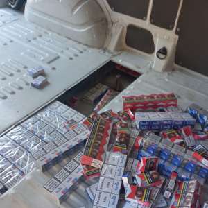 Peste 99.000 tigarete descoperite de poliţiştii de frontieră în PTF Giurgiu