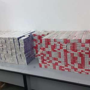Peste 99.000 tigarete descoperite de poliţiştii de frontieră în PTF Giurgiu