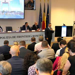 Representatives of the Institute of Advanced Studies within the Ministry of the Interior of the French Republic, on a working visit to the Romanian Border Police