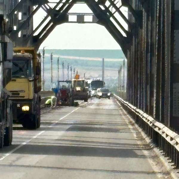 Lucrări de reparare a Podului Prieteniei din Punctul de Trecere a Frontierei Giurgiu-Ruse