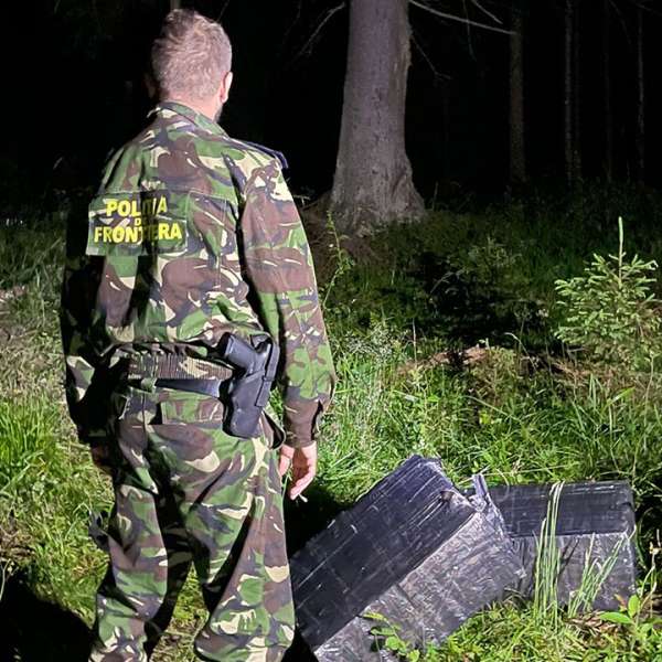 Țigări în valoare de aproximativ 39.000 lei confiscate la frontiera cu Ucraina