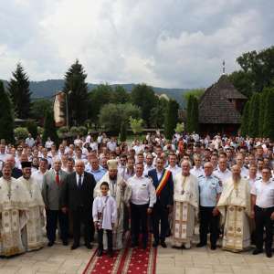 Hramul Bisericii „Sf. Voievod Ştefan cel Mare” din incinta Inspectoratului Teritorial al Poliției de Frontieră Sighetu Marmației