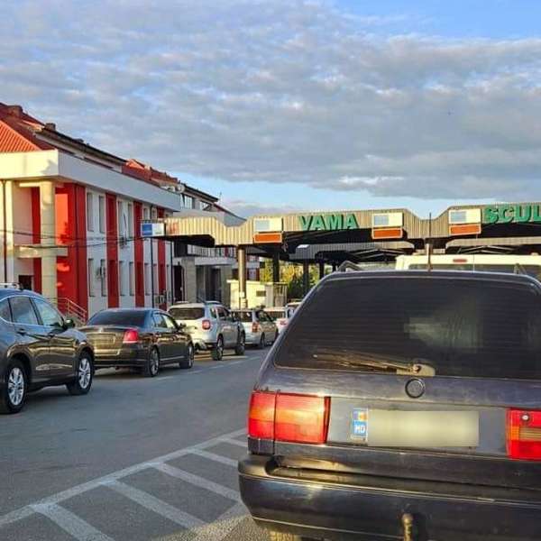 Autoturism neînmatriculat descoperit de polițiștii de frontieră la Sculeni