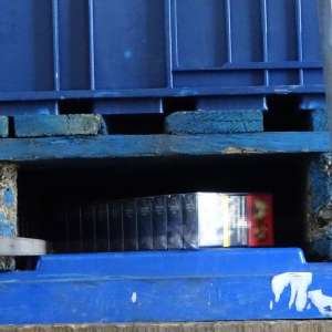 Peste 120.000 țigarete descoperite de polițiștii de frontieră români și bulgari, în PTF Calafat Vidin