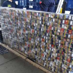 Peste 120.000 țigarete descoperite de polițiștii de frontieră români și bulgari, în PTF Calafat Vidin