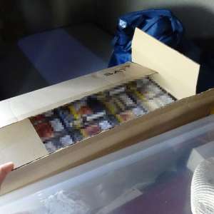 Peste 120.000 țigarete descoperite de polițiștii de frontieră români și bulgari, în PTF Calafat Vidin