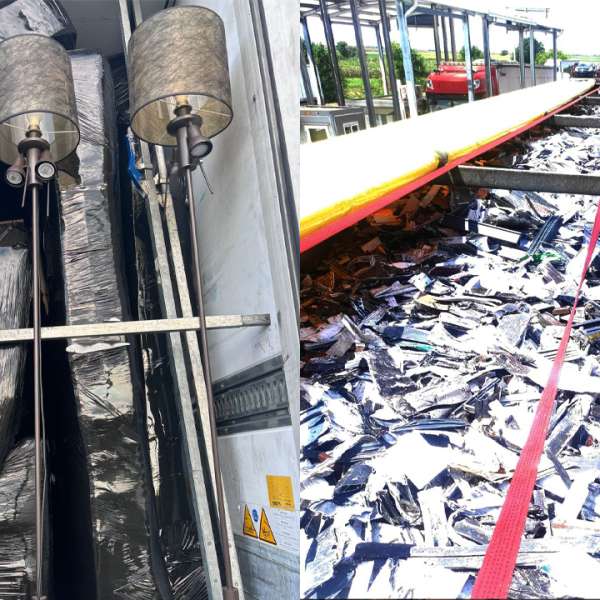 În primele şapte luni ale anului 2024 - S-a dublat cantitatea de deşeuri descoperite de poliţiştii de frontieră la intrarea în ţară