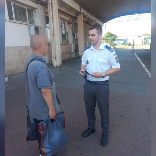 Cetățean algerian cu permis de ședere fals descoperit în PTF Giurgiu