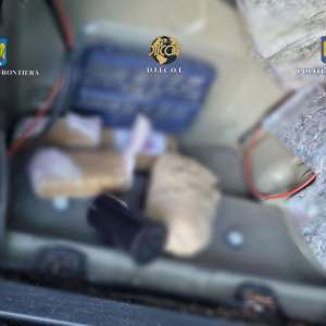 Canabis descoperit  de polițiștii de frontieră în portbagajul unui cetățean străin care s-a prezentat în PTF Petea