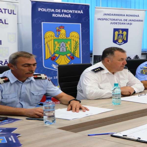 Analiza activității desfășurate de polițiștii de frontieră ieșeni în primele opt luni ale anului 2024