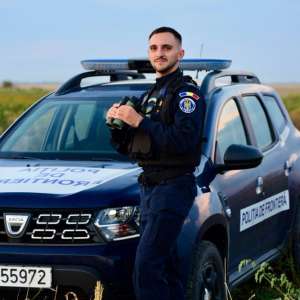 Politist de frontiera alearga la UVT Liberty Marathon pentru copiii din grija DGASPC Timis