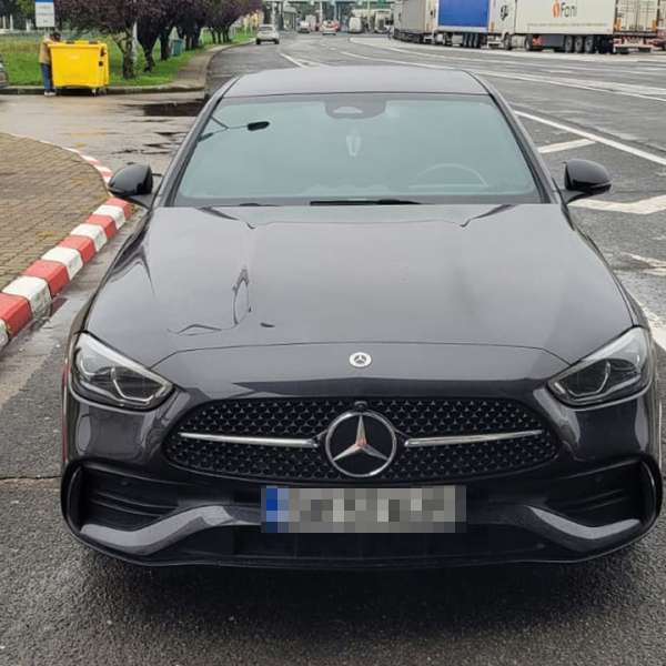 Mercedes căutat de autoritățile din Belgia, oprit la P.T.F. Petea