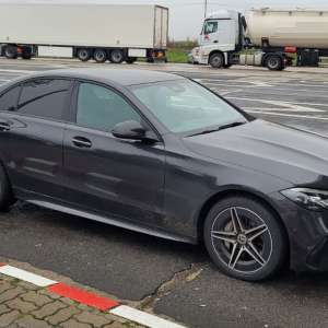 Mercedes căutat de autoritățile din Belgia, oprit la P.T.F. Petea