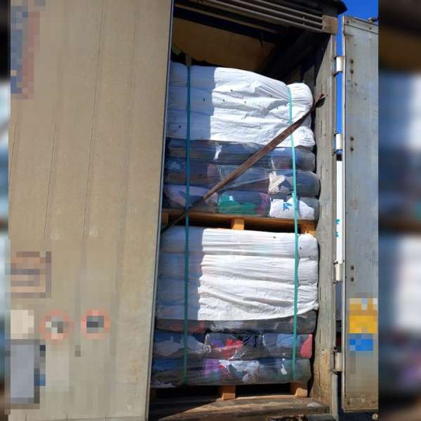 Aproximativ 40 tone de deșeuri, oprite în PTF Giurgiu