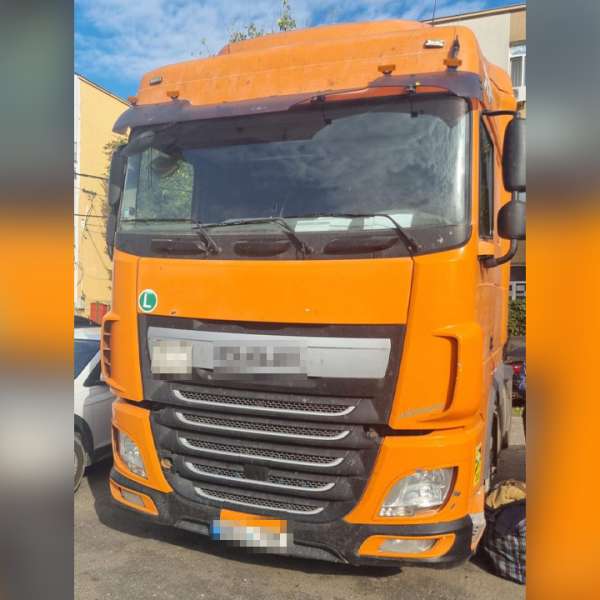 Cap tractor descoperit în Punctul de Trecere a Frontierei Giurgiu, aflat în atenția autorităților belgiene