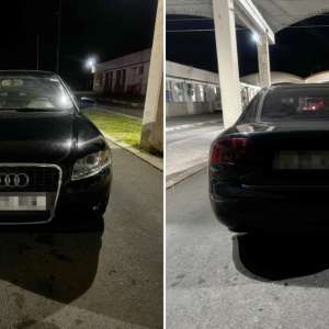 Autoturism în valoare de 20.000 lei, confiscat de polițiștii de frontieră giurgiuveni