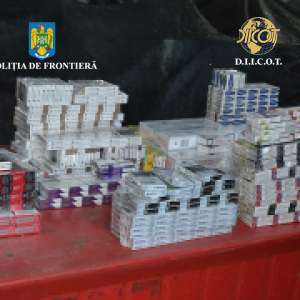 Rețea de contrabandiști cu țigări și tutun, destructurată de polițiștii de frontieră şi procurorii DIICOT, la Galați