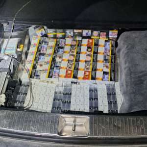 Peste 41.000 ţigarete descoperite de poliţiştii de frontieră în Punctul de Trecere a Frontierei Giurgiu-Ruse