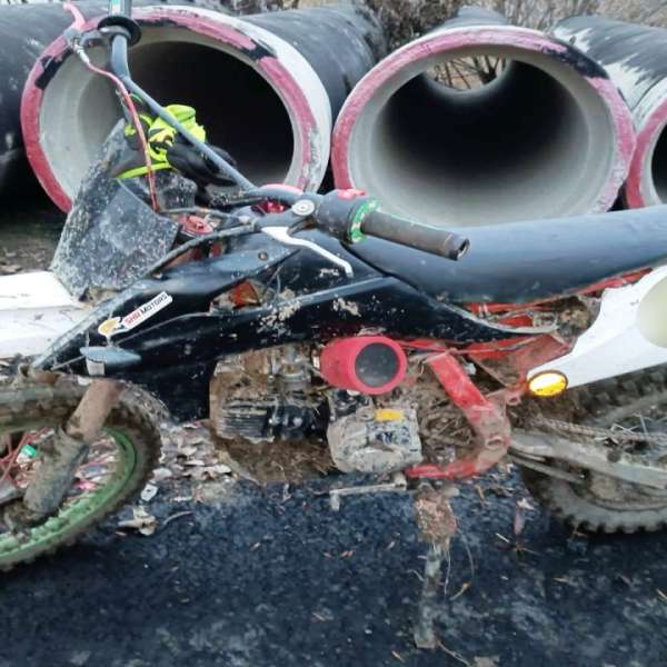Tânăr fără permis de conducere, depistat în trafic cu o motocicletă neînregistrată