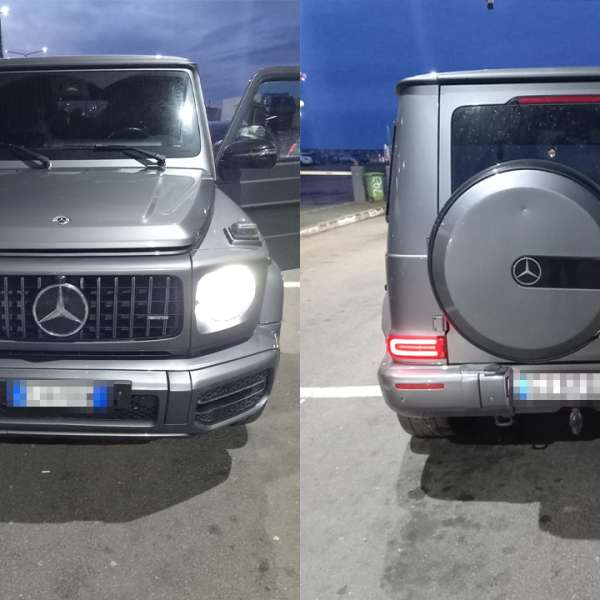 Autoturism de lux în valoare de 200.000 euro căutat de autoritățile din Italia, descoperit la PTF Moravița