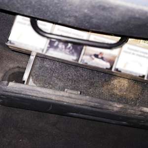 Ţigări de contrabandă, confiscate la frontiera de est