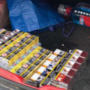 Aproximativ 12.000 de țigarete descoperite de polițiștii Sectorului Poliției de Frontieră Giurgiu