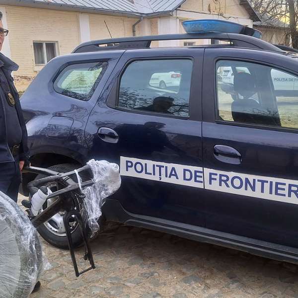 Bicicletă semnalată ca fiind furată din Germania descoperită la Albița