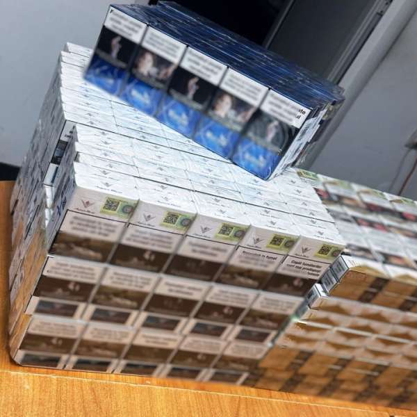 Țigări confiscate la controlul de frontieră