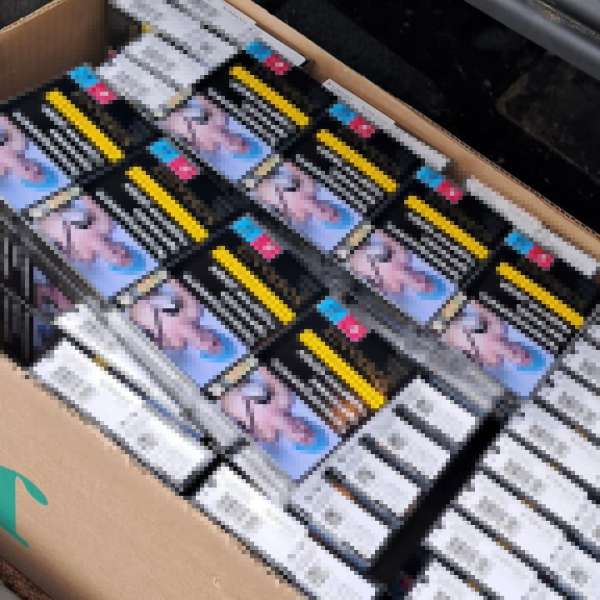 18.000 de țigarete descoperite de polițistii de frontieră din cadrul Sectorului Poliției de Frontieră Giurgiu