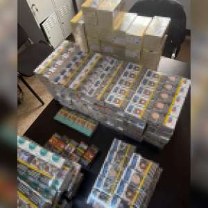 Peste 41.000 de țigarete descoperite de polițiștii de frontieră la Giurgiu