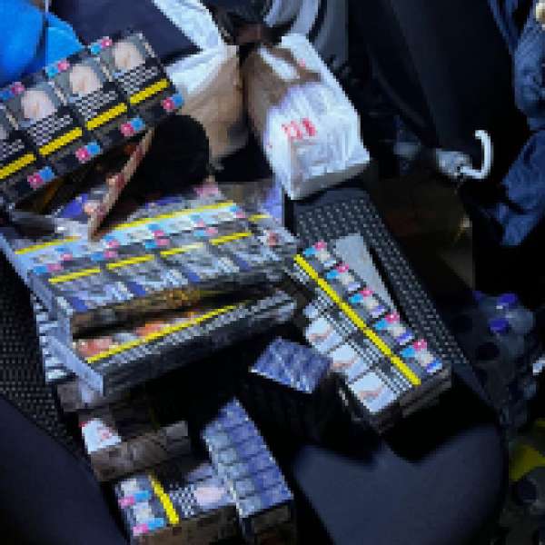Peste 32.000 de țigarete descoperite de polițistii de frontieră giurgiuveni