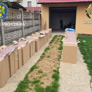 Grup infracțional organizat, specializat în contrabanda cu țigări, destructurat de polițiștii de frontieră