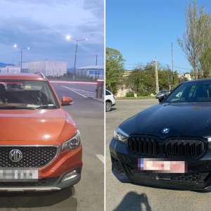 Două autoturisme căutate de autorităţi, descoperite de poliţiştii de frontieră