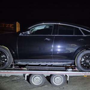 Autoturism de lux furat din Italia, descoperit cu ajutorul aplicației eDAC de către polițiștii de frontieră giurgiuveni